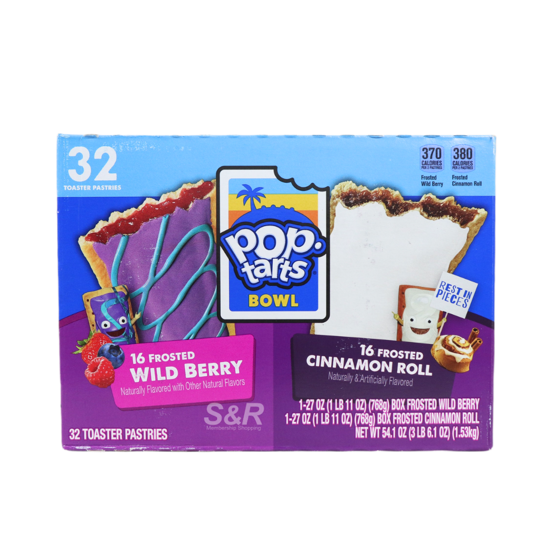Pop Tarts Bowl Wild Berry & Cinnamon Roll Mix 32s